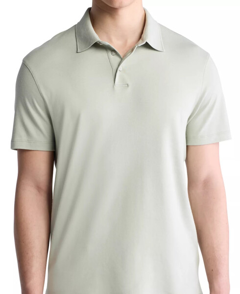 Men's Short Sleeve Supima Cotton Polo Shirt Desert Sage - 3