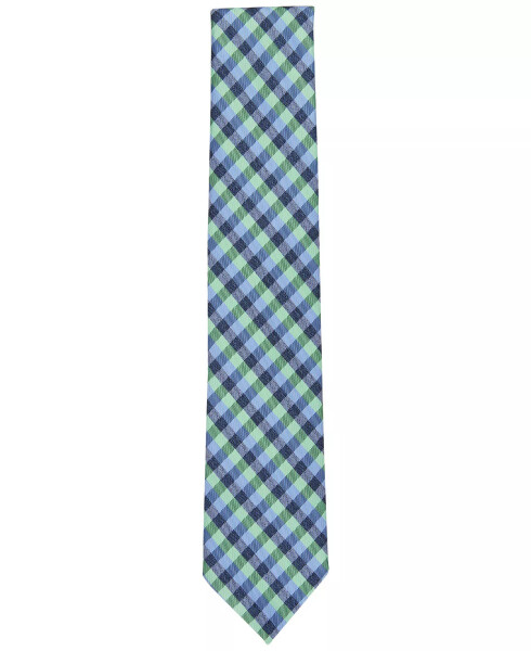 Men's Silva Check Tie, Created for Modazone Mint - 2