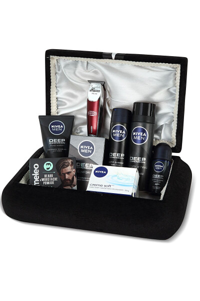 Men's Skin Care Set - Pars Power Razor Groom Engagement Dowry Chest Set - 1