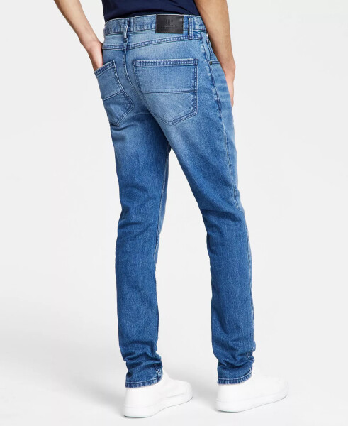 Men's Skinny-Fit Medium Wash Jeans, Created for Macy's Med Wash - 5