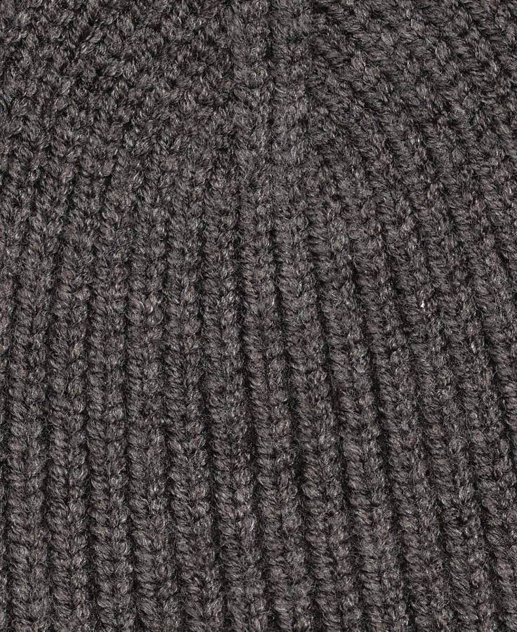 Men's Skull-Cap Beanie, Created for Modazone Charcoal Hthr - 2