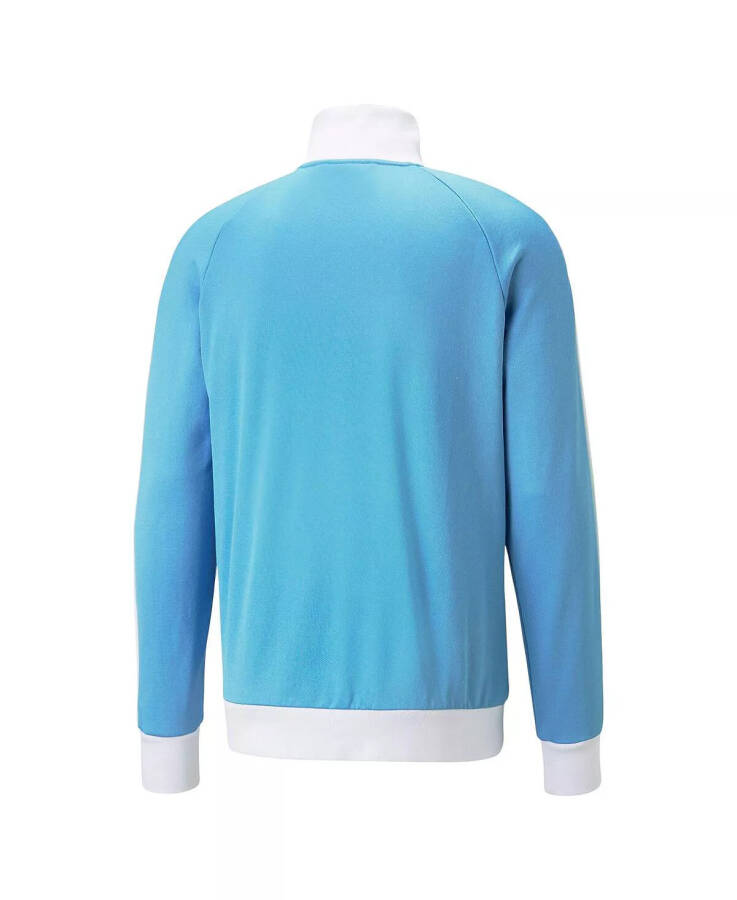 Men's Sky Blue Manchester City ftblHeritage T7 Raglan Full-Zip Track Jacket Sky Blue - 4