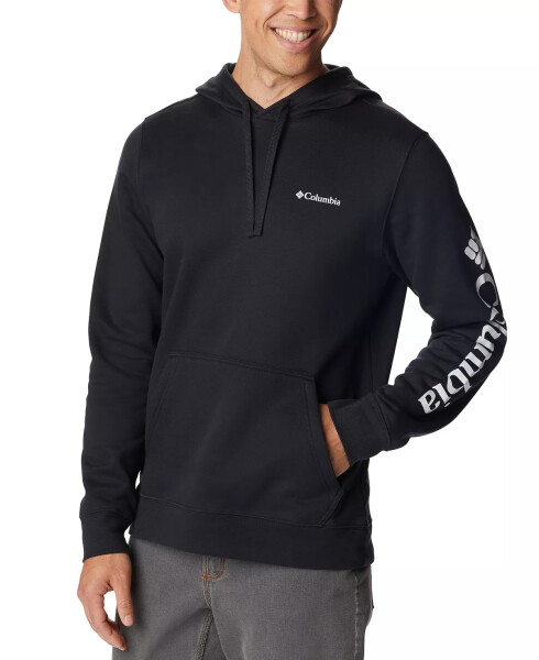 Men's Sleeve Logo Trek Hoodie Black, Csc Sleeve Logo - 1