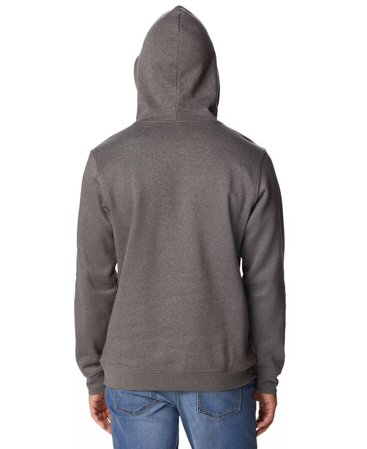 Men's Sleeve Logo Trek Hoodie Charcoal Heather - 2