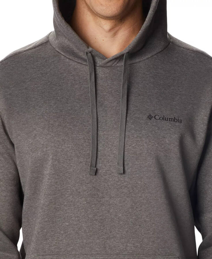 Men's Sleeve Logo Trek Hoodie Charcoal Heather - 4