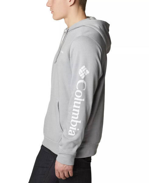 Men's Sleeve Logo Trek Hoodie Columbia Grey Heather, Csc Sleeve Logo - 3