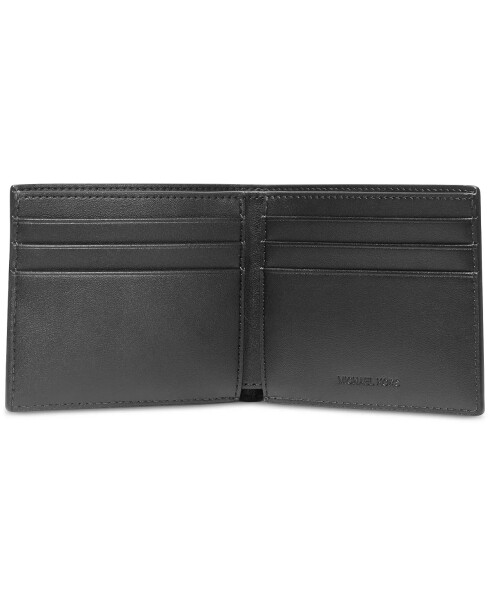 Men's Slim Billfold with Plated Hardware Black - 4