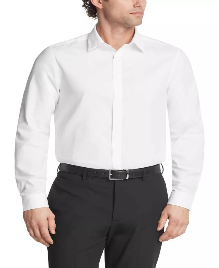 Men's Slim-Fit Dress Shirt WHITE - 1