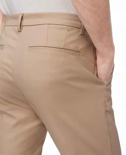 Men's Slim-Fit Modern Stretch Chino Pants Cantucci Tan - 3