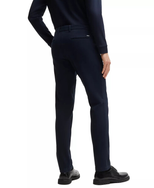 Men's Slim-Fit Regular-Rise Chinos Dark Blue - 2