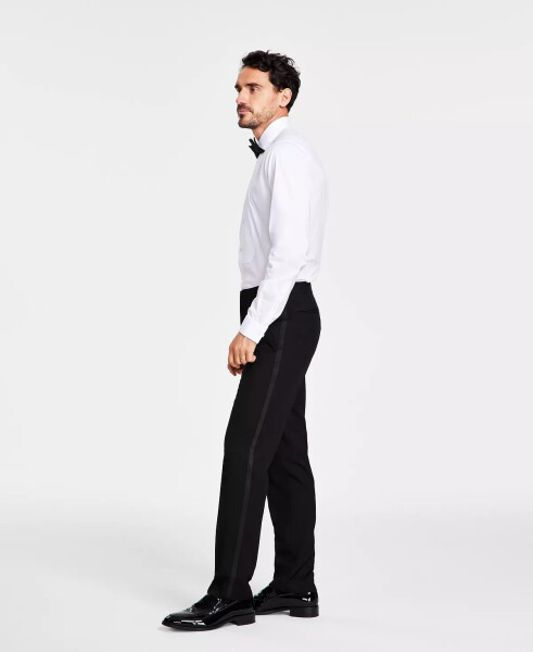 Men's Slim-Fit Stretch Black Tuxedo Pants, Created for modazone Black - 1