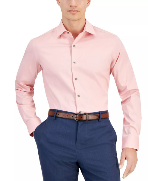 Men's Slim-Fit Temperature Regulating Dress Shirt, Created for Modazone Cotton Candy - 1