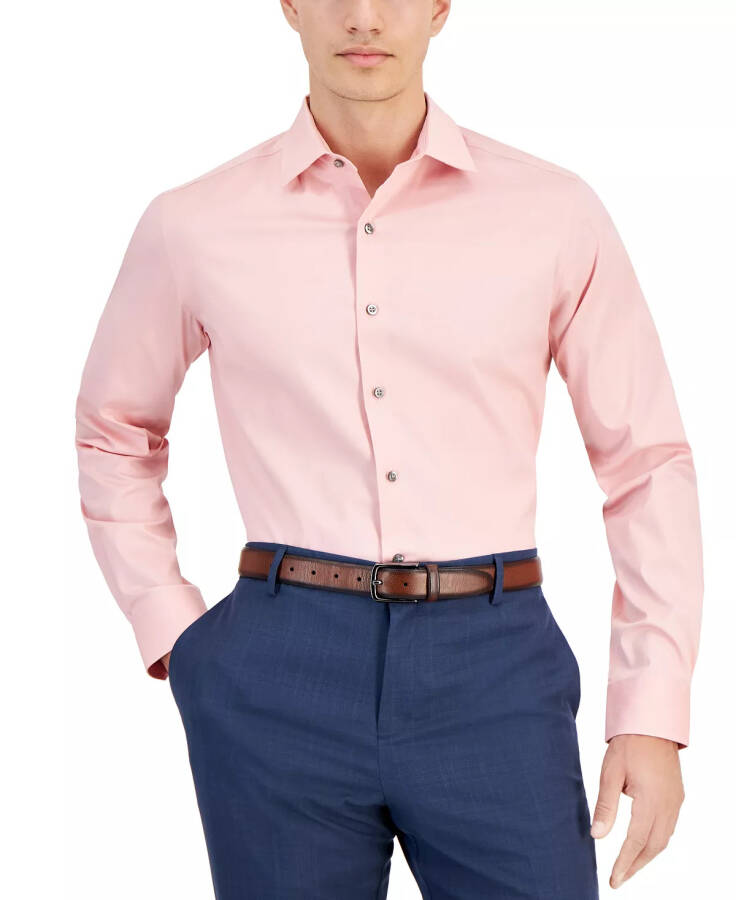 Men's Slim-Fit Temperature Regulating Dress Shirt, Created for Modazone Cotton Candy - 1