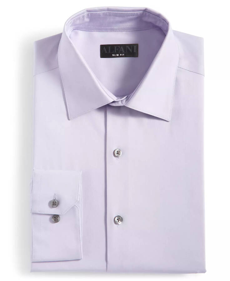 Men's Slim-Fit Temperature Regulating Dress Shirt, Created for Modazone Lilac Whisper - 2