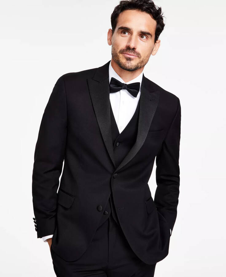 Men's Slim-Fit Tuxedo Jackets, Created for Modazone - Black - 1