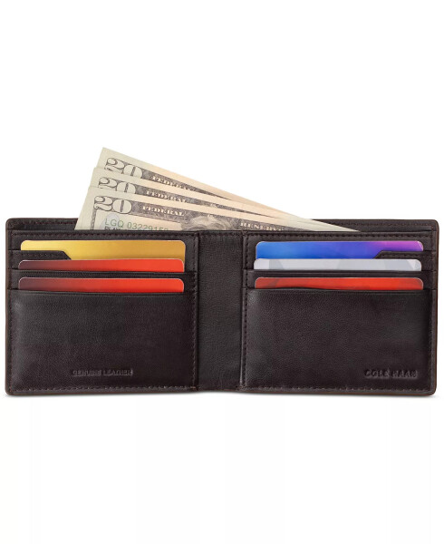 Men's Slim Leather Billfold with Key Fob Tan - 2