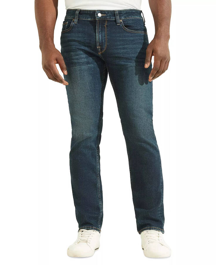 Men's Slim Straight Fit Jeans Blue Guitar - 1