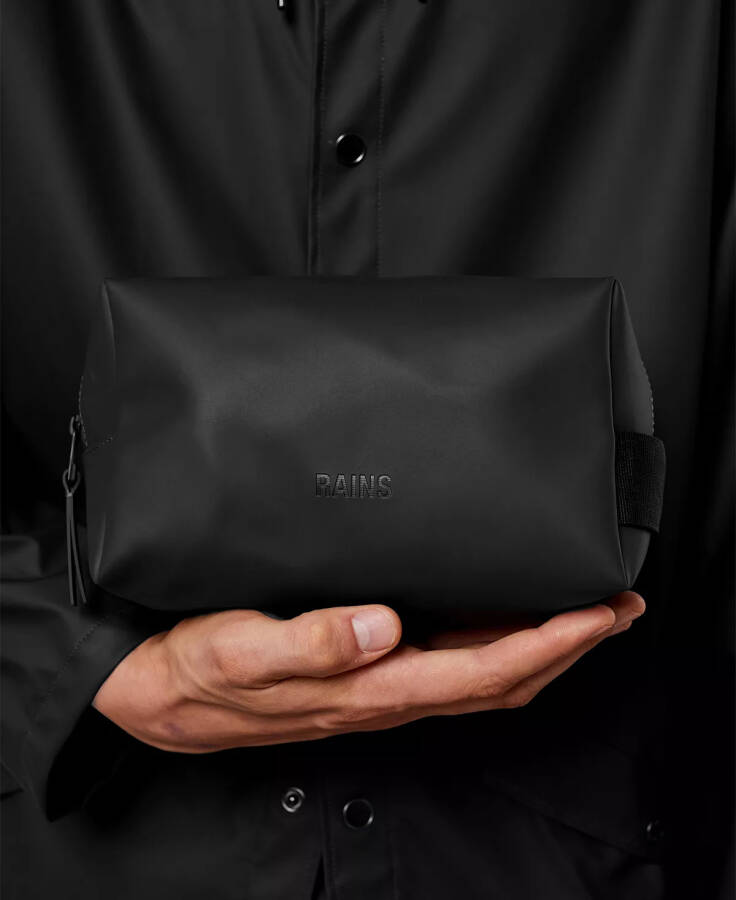 Men's Small Waterproof Wash Bag Black - 3