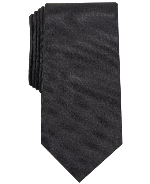 Men's Solid Tie, Created for Modazone Black - 1