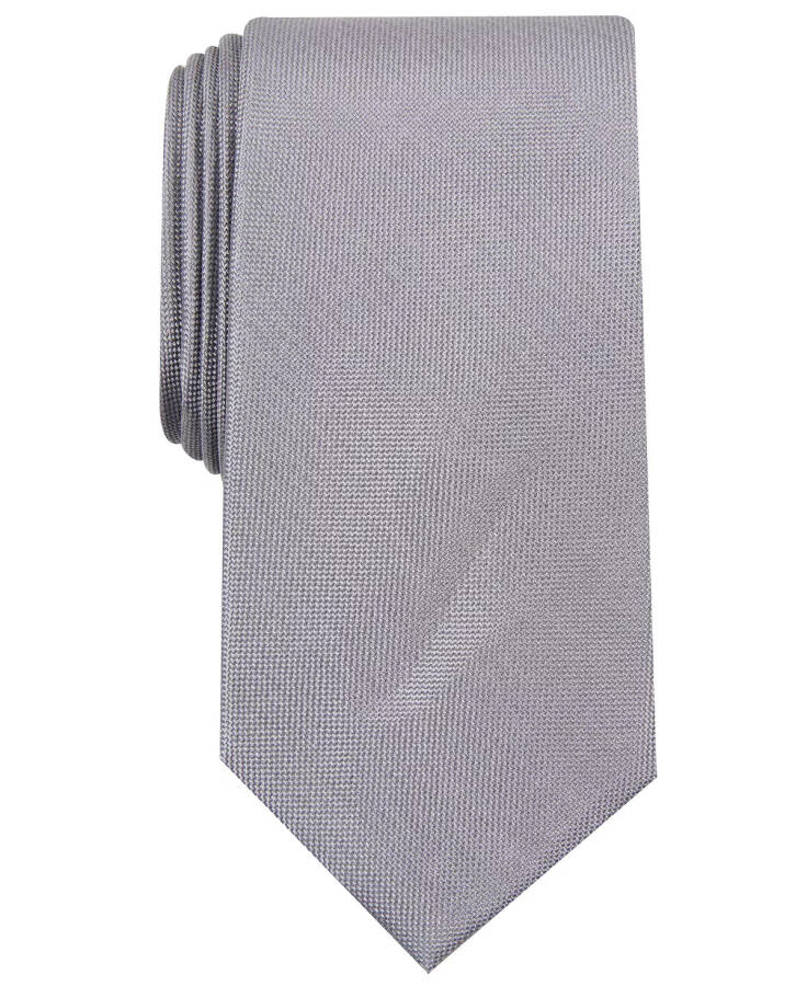 Men's Solid Tie, Created for Modazone Grey - 1