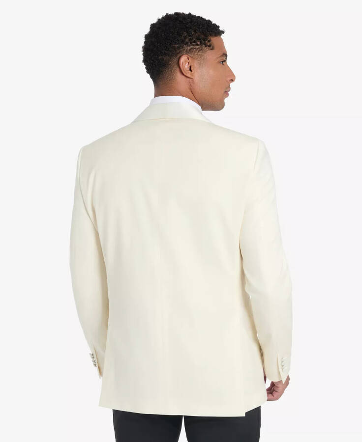 Men's Solid White Sport Coat - 2