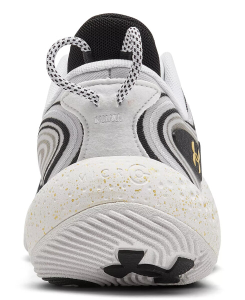 Men's Spawn 6 Basketball Sneakers from Finish Line White, Gold - 3