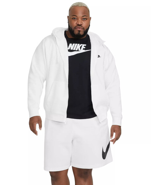 Men's Sportswear Club Fleece Full-Zip Hoodie White - 6