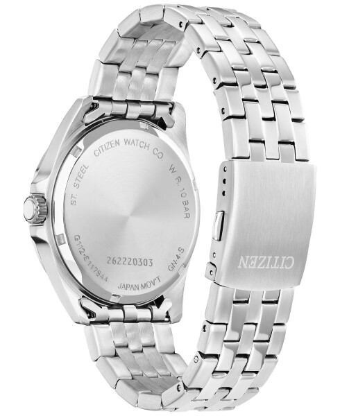 Men's Stainless Steel Bracelet Watch 42mm Silver-tone - 3