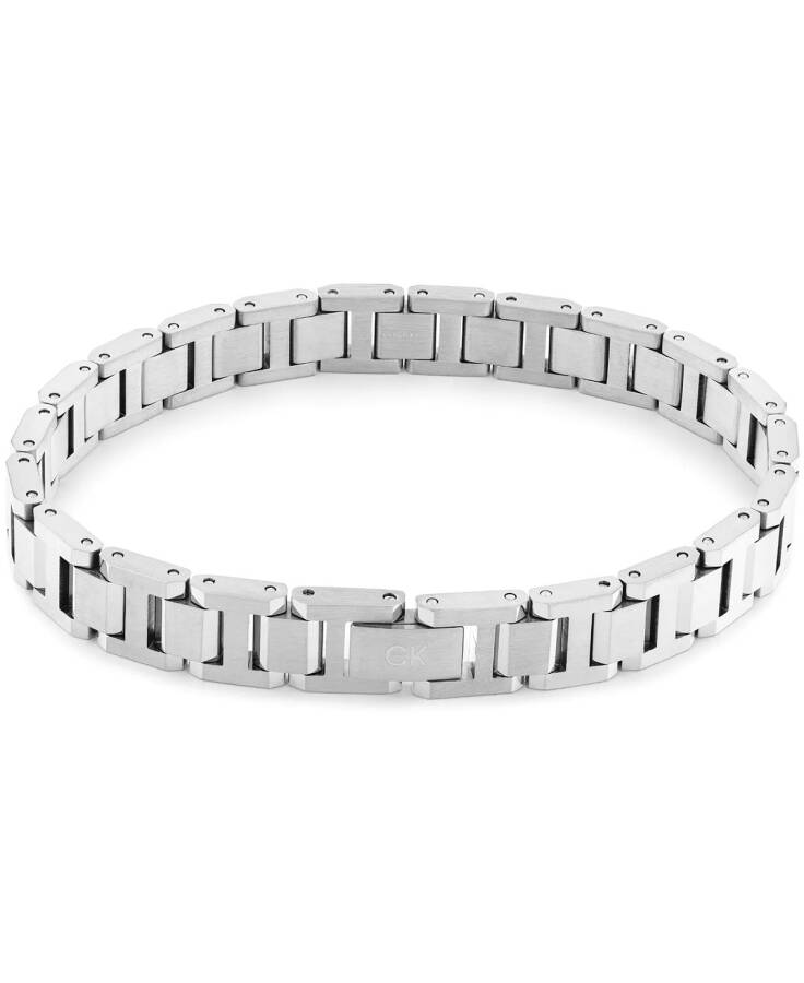 Men's Stainless Steel Link Bracelet Silver - 1