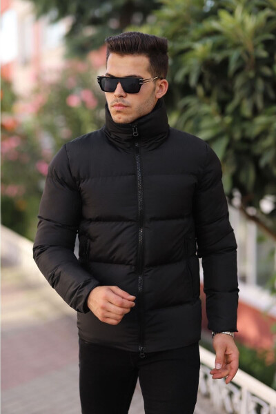 Men's Stand Collar Down Jacket Winter Coat Waterproof - 10