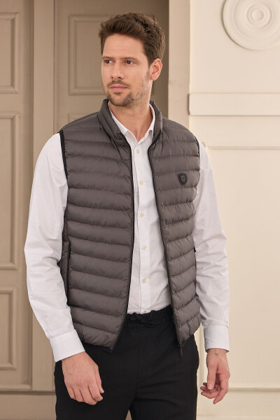 Men's Standard Fit Inflatable Vest Anthracite - 2