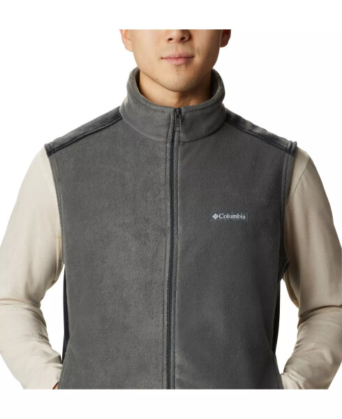 Men's Steens Mountain Fleece Vest Grill Grey - 5