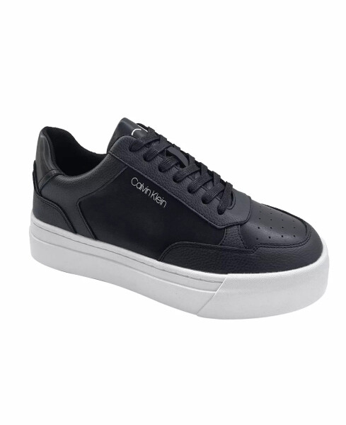 Men's Stenzo Lace-Up Casual Sneakers Dark Blue - 1