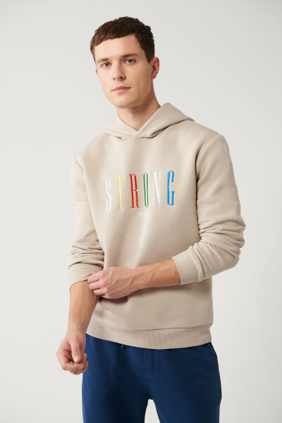 Men's Stone Sweatshirt Hooded - 1