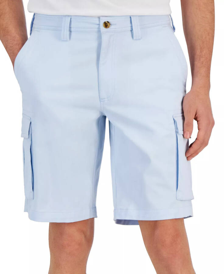 Men's Stretch Cargo Shorts, Created for Modazone Alfresco Blue - 2