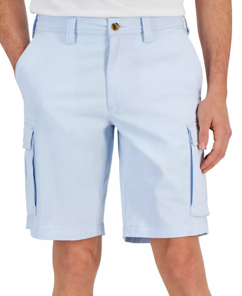 Men's Stretch Cargo Shorts, Created for Modazone Alfresco Blue - 1