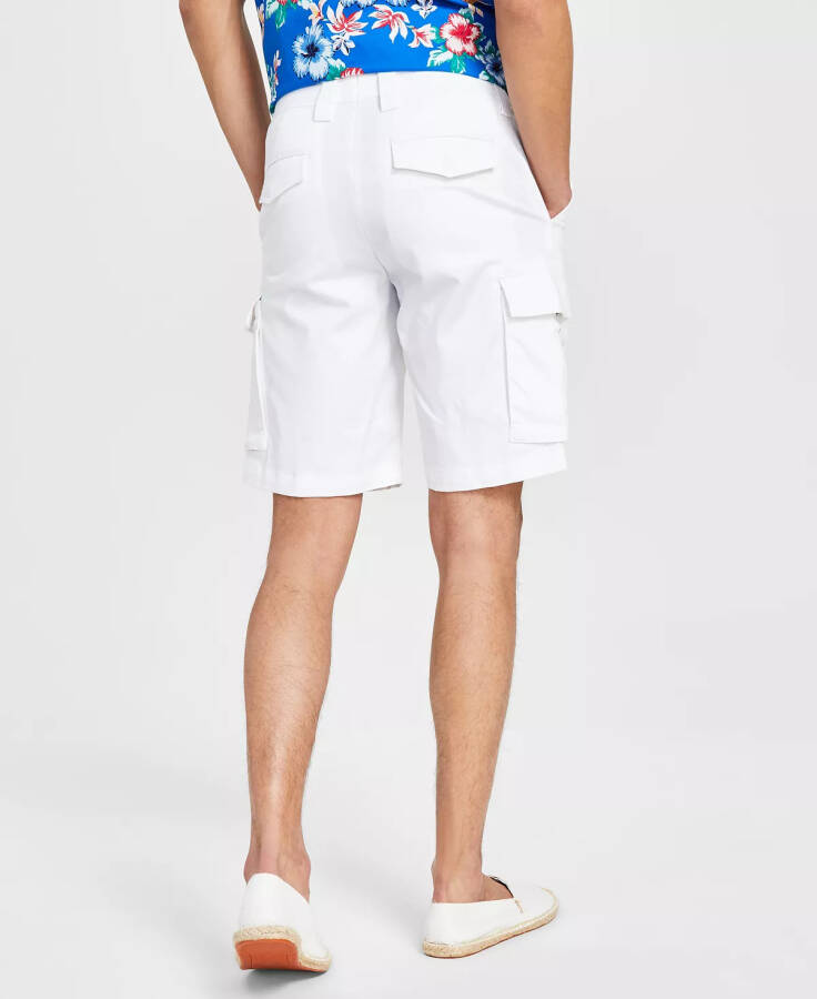 Men's Stretch Cargo Shorts, Created for Modazone Bright White - 5