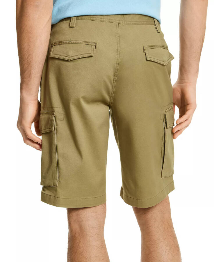 Men's Stretch Cargo Shorts, Created for Modazone Fennel - 7