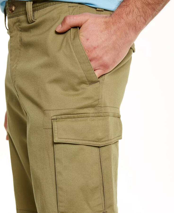 Men's Stretch Cargo Shorts, Created for Modazone Fennel - 8