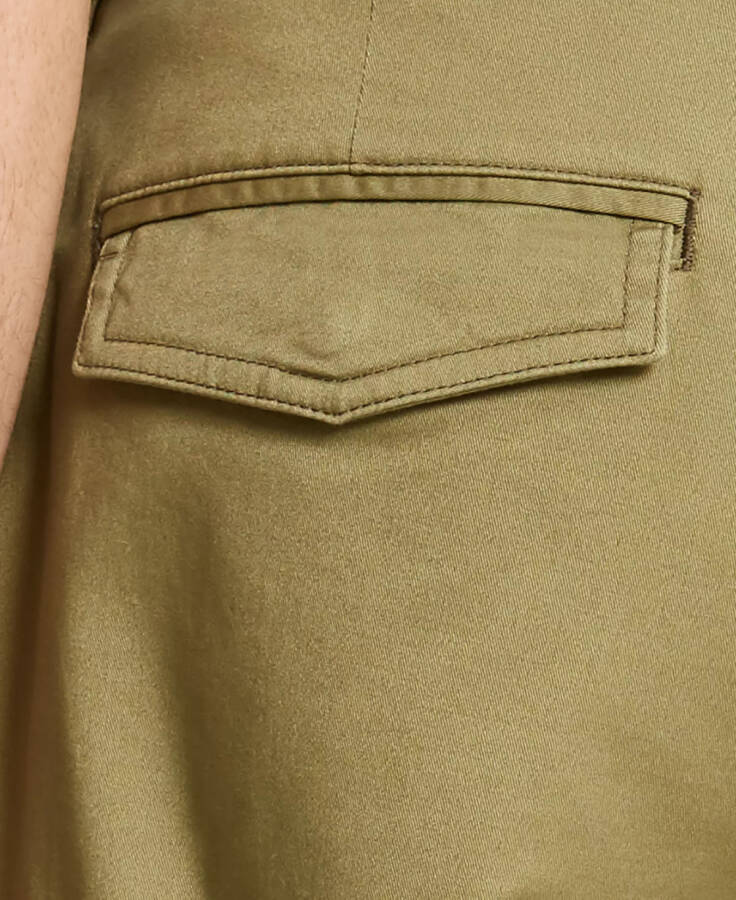 Men's Stretch Cargo Shorts, Created for Modazone Fennel - 10