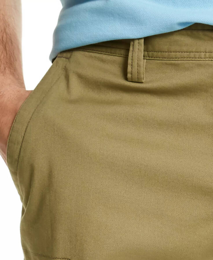 Men's Stretch Cargo Shorts, Created for Modazone Fennel - 4