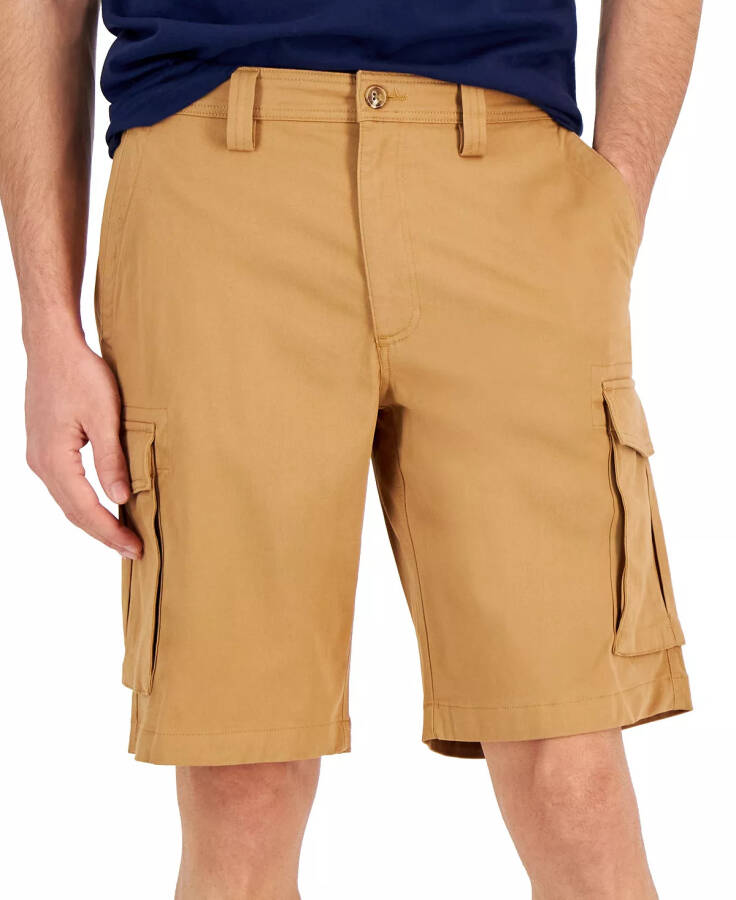 Men's Stretch Cargo Shorts, Created for Modazone Taupe Flash - 1