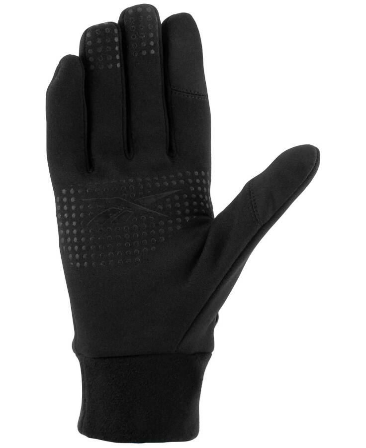 Men's Stretch Fleece Gloves Black - 2