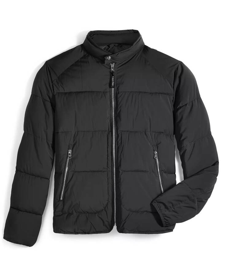 Men's Stretch Medium Weight Moto Jacket Black - 5