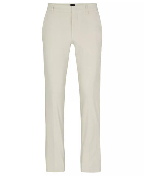 Men's Stretch Slim-Fit Trousers Open White - 3