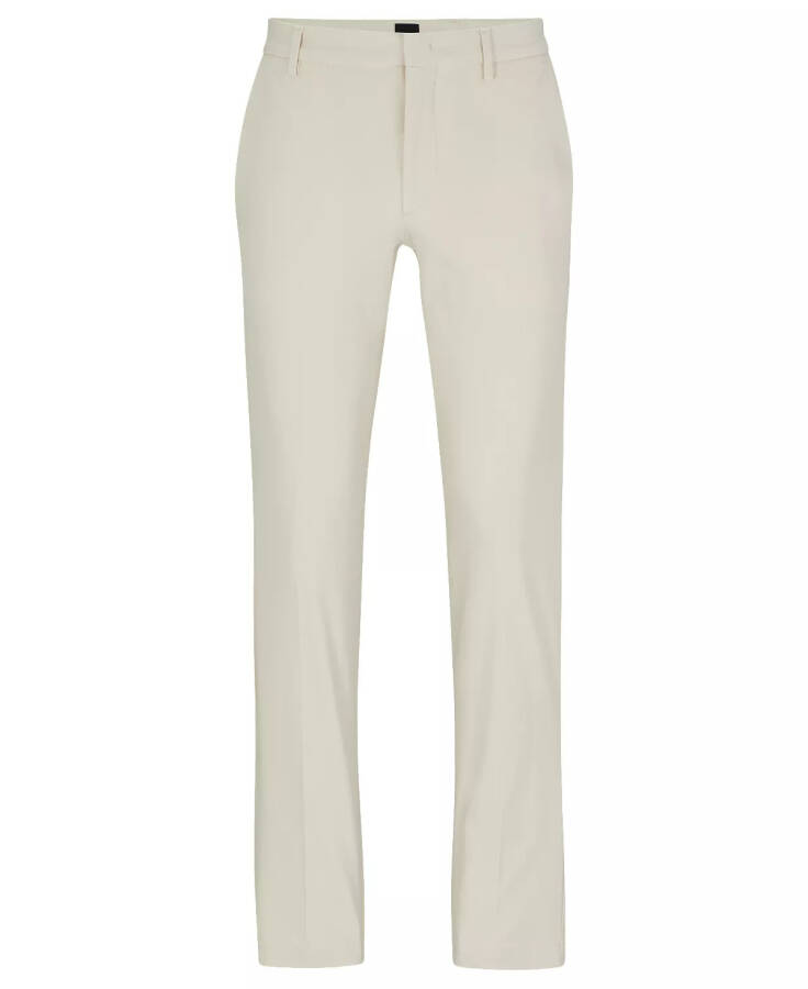 Men's Stretch Slim-Fit Trousers Open White - 3