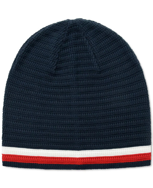 Men's Striped Edge Beanie Sky Captain - 4