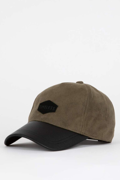 Men's Suede Baseball Basketball Hat Khaki - 8