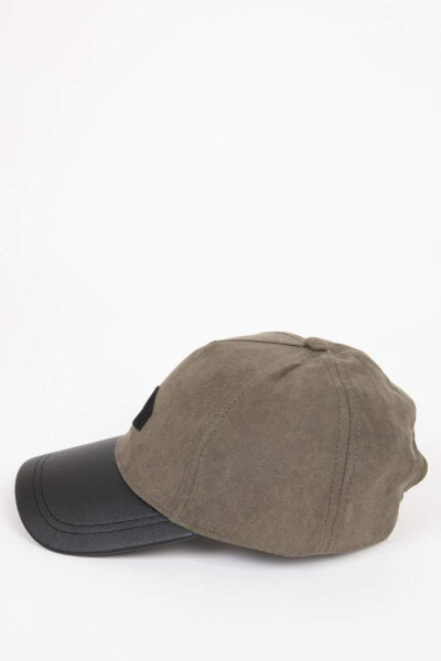 Men's Suede Baseball Basketball Hat Khaki - 3