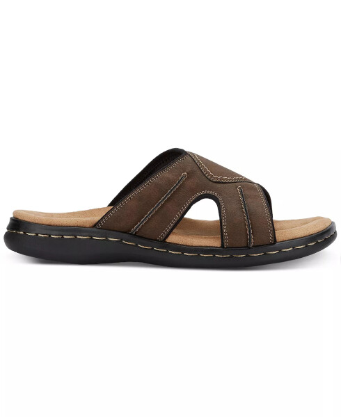 Men's Sunland Leather Sandals - Dark Brown - 2